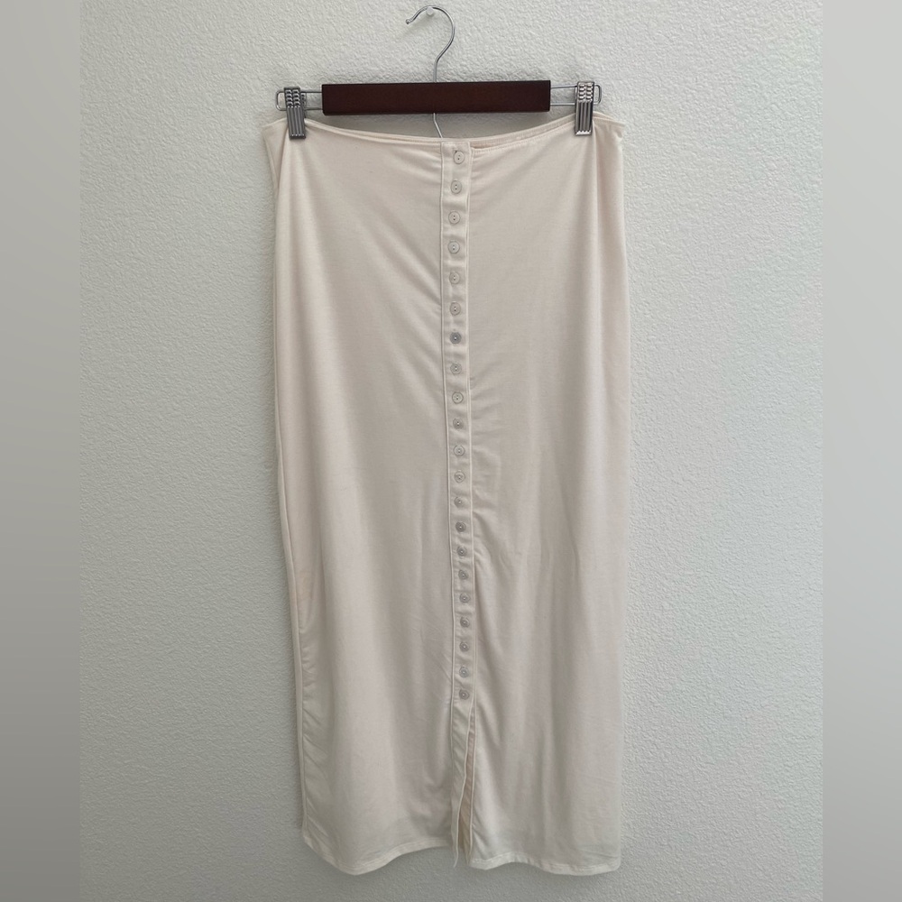 The Line by K fitted white skirt